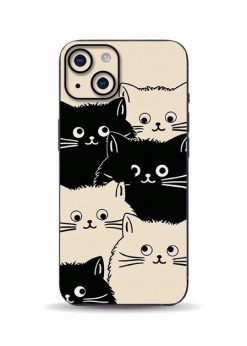 I PHONE 14 Monochrome Paws