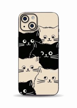 I PHONE 15 Monochrome Paws