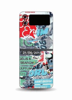 SAMSUNG GALAXY Z FLIP 4 Chaotic Patchwork
