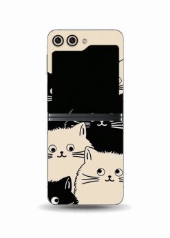 SAMSUNG GALAXY Z FLIP Monochrome Paws
