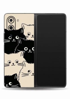 SAMSUNG GALAXY Z FOLD 5 Monochrome Paws