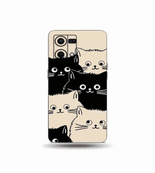 Oppo F21 Pro 4g Monochrome Paws