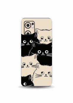 Oppo Reno 7 5g Monochrome Paws
