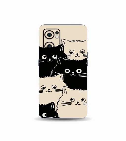 Oppo Reno 7 5g Monochrome Paws