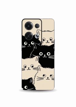 Oppo Reno 8 Pro Monochrome Paws