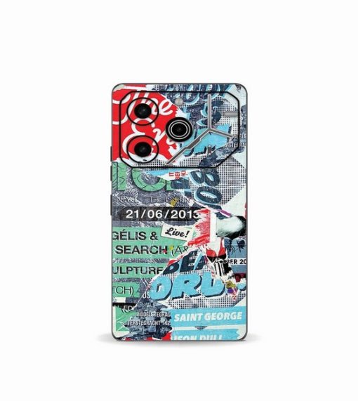 TECHNO POVA 6 PRO Chaotic Patchwork